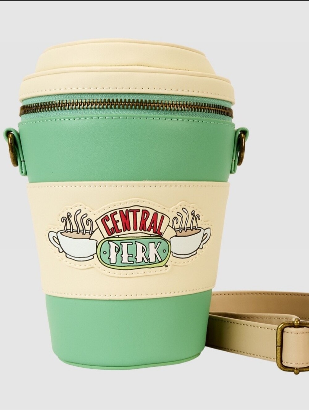 NEW Loungefly Friends Central Perk Coffee Cup Figural Scented Crossbody Bag - Picture 2 of 12